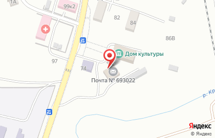 Почта России в Южно-Сахалинске на карте