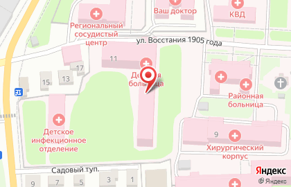 Александровская районная детская больница на карте