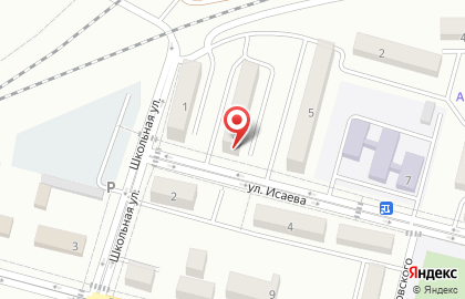Кафе London на улице Исаева на карте