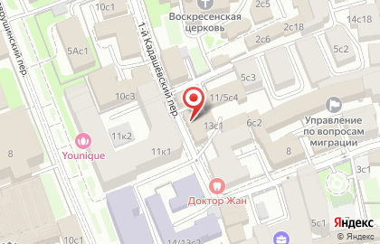 Ремонт ноутбуков Новокузнецкая в 1-м Кадашевском переулке на карте
