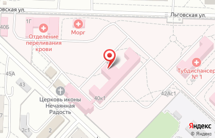 Волгоградское областное патологоанатомическое бюро в Тракторозаводском районе на карте
