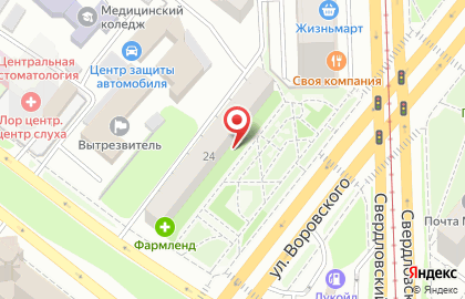 Аптека Гран на улице Курчатова на карте