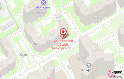 Городская поликлиника №114 на Богатырском проспекте на карте