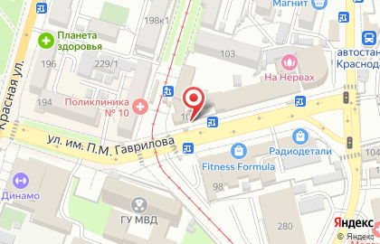 Дамиар-ломбард на улице Гаврилова, 107 на карте