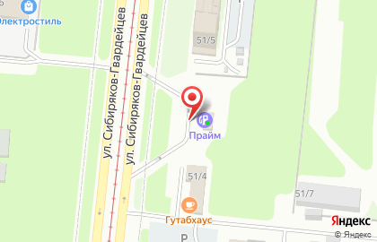 Топлайн в Новосибирске на карте