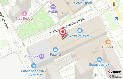 Мастерская кухонной мебели Едим Дома! в Свердловском районе на карте