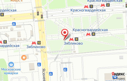 ПП Зябликово на карте