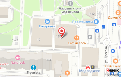 Ясень в Москве на карте