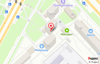 Социал на проспекте Дзержинского на карте