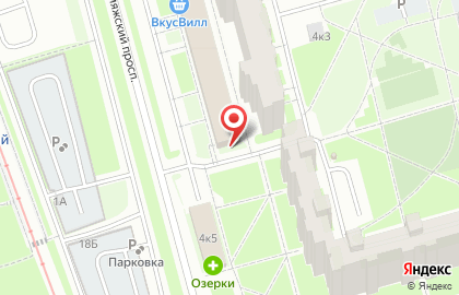 Мастерская по ремонту одежды Белошвейка на Новоколомяжском проспекте на карте