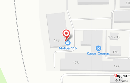 Мотосервис MotGar116 на Технической улице на карте