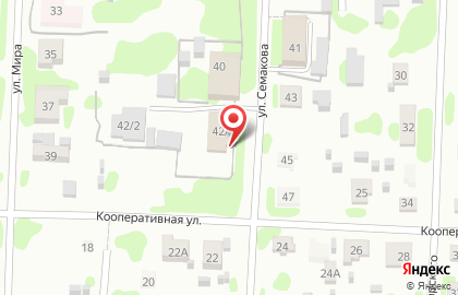 Строительная компания Зодчий на улице Семакова на карте