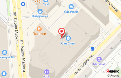 Банк Горящих Туров федеральная сеть турагентств на площади Карла Маркса на карте