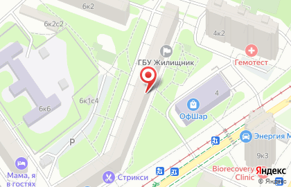 Общественный пункт охраны порядка Южного административного округа в Москве на карте