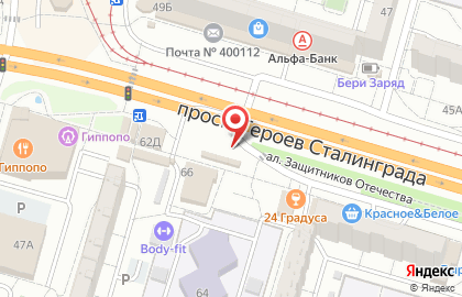 Билборды (6х3 м) от РА Экспресс-Сити в Красноармейском районе на карте