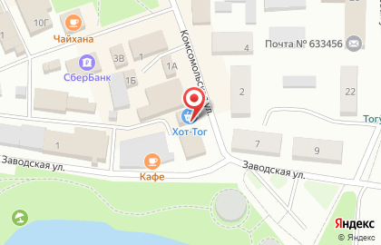 Кафе быстрого питания Хот-тог на карте