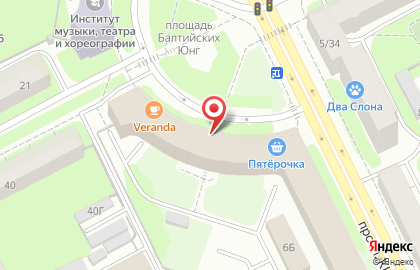 Гончарная студия №1 в Василеостровском районе на карте