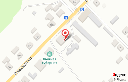 Хостел Горница на Рижской улице на карте