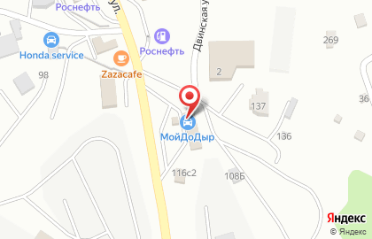 Автомойка Мойдодыр_VL в Первореченском районе на карте