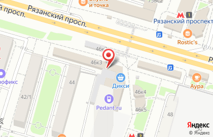 Офис продаж Билайн на Рязанском проспекте, 46 к 3 на карте