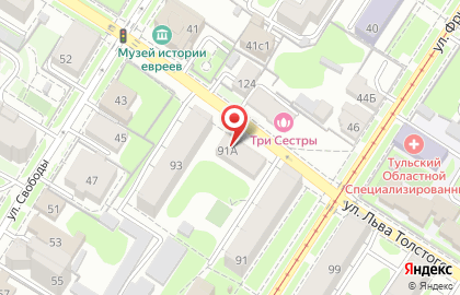 Фантазёр на улице Л.Толстого на карте