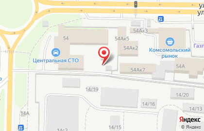 СТО Комсомольская в Тольятти на карте