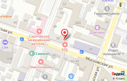 Терминал онлайн-страхования kupipolis24.ru на Московской улице на карте