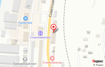 Магазин штор и постельных принадлежностей на Советской улице на карте