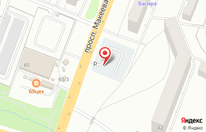 Автостоянка в Челябинске на карте