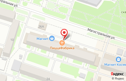 Магазин верхней одежды Лапландия на Магистралиной улице на карте
