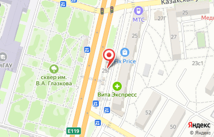 Киоск фастфудной продукции Бон Аппетит на Университетском проспекте на карте