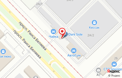 Компания ИНТЕРГАЗСЕРВИС на проспекте Раиса Беляева на карте