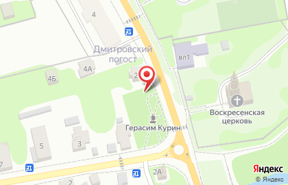 Центральная Баня на карте