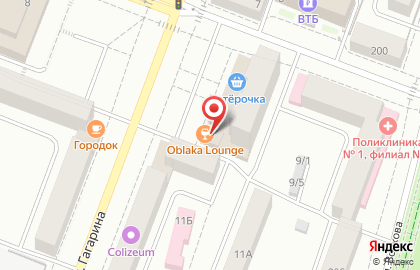 Банкомат АКБ РОСБАНК, филиал в г. Йошкар-Оле на проспекте Гагарина на карте