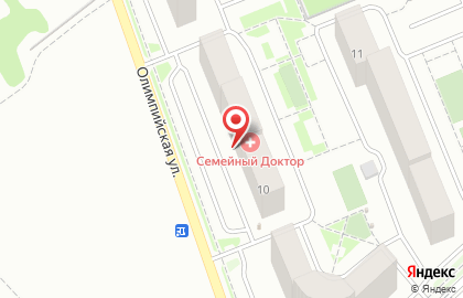 Риелторская компания Ренессанс-Недвижимость на Олимпийской улице на карте