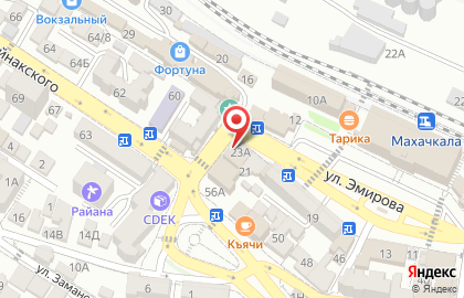 Продовольственный магазин в Кировском районе на карте