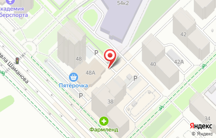 Автомат по продаже воды Vodorobot на улице Павла Шаманова на карте