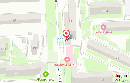 Магазин кондитерских изделий Уральские кондитеры на улице 3-го Интернационала на карте