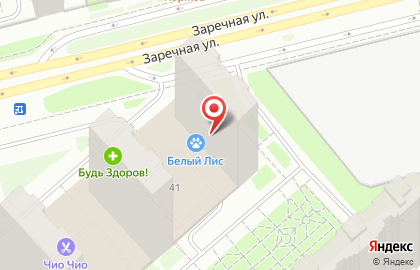 Остеопатическая клиника Остеомед на Заречной улице на карте