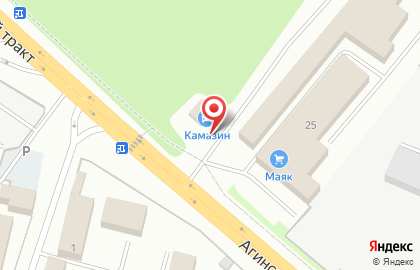 Магазин автозапчастей КАМАЗин на карте
