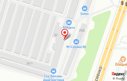 Автоателье по восстановлению систем безопасности автомобиля TLT ProService на улице Антонова-Овсеенко на карте