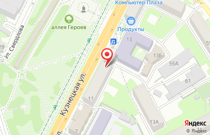 Салон-парикмахерская Ирис на Кузнецкой улице на карте