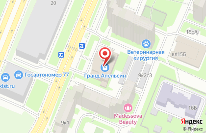 Салон красоты Лаванда на Бульваре Дмитрия Донского на карте