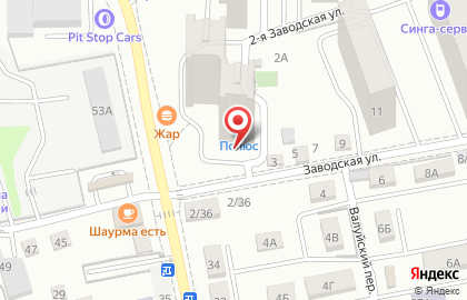 Новостройки, АСО Комстрой на Заводской улице на карте