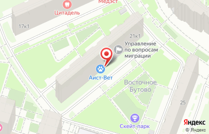 Ветеринарная клиника Аист-Вет в Боброво на карте