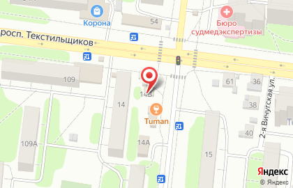 Продовольственный магазин на улице Маршала Василевского на карте