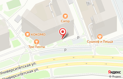 Винотека Бондарчука на ​Университетской на карте