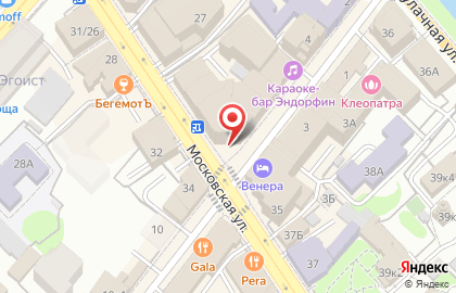 Магазин спортивных товаров СпортDепо на Московской улице на карте