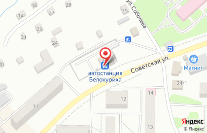 Городское такси на Советской улице на карте