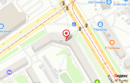 Салон Оптика-центр в Коммунарском переулке на карте